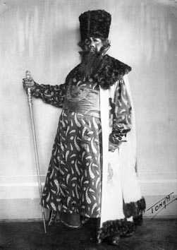 Marko Vušković kao Hovanski u Hovanščini (zadnja uloga), 1926.