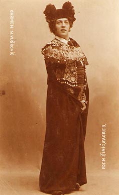 Marko Vušković (Escamillo) – Georges Bizet, Carmen, 1909.