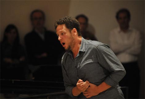 Matija Meić na Koncertu u povodu ulaska Hrvatske u Europsku uniju, Atrij Kneževa dvora, Dubrovnik, 30. lipnja 2013., foto: Željko Tutnjević