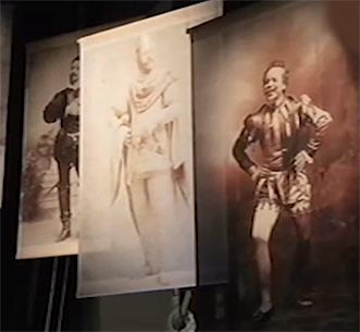 Maurício Bensaúde u nekima od svojih najpoznatijih uloga, screenshot s izložbe održane u Lisabonu