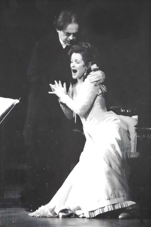 Vitomir Marof (Germont) i Miljenka Grđan (Violetta), Giuseppe Verdi, <em>Traviata</em>, HNK u Zagrebu premijera 2001.