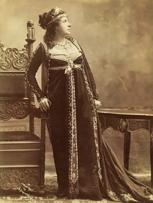 Milka Trnina kao Tosca (drugi čin), New York, 1901.