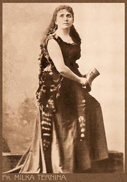 Milka Trnina kao Sieglinda u Walküri, München, 1894.