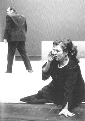 Voljen Grbac (Turiddu) i Mirella Toić (Santuzza) – Pietro Mascagni, Cavalleria rusticana, HNK Ivana pl. Zajca, Rijeka, 2002.