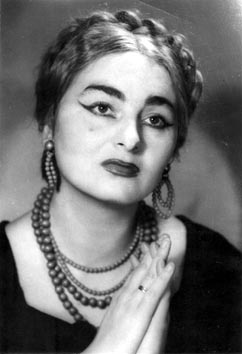 Mirka Klarić (Santuzza) – Pietro Mascagni, Cavalleria rusticana, HNK u Zagrebu, 1954.