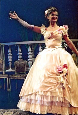 Olga Šober (Violetta) – Giuseppe Verdi, Traviata, HNK Ivana pl. Zajca, Rijeka, 1998.