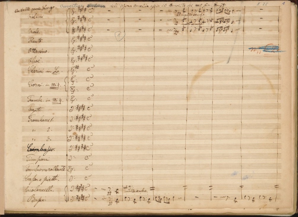 Partitura <em>Amelie</em>