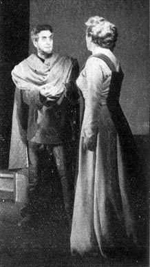 Paško Duplančić (Daland) i Andrica Dumanić (Senta) – Richard Wagner, Ukleti Holandez, Narodno kazalište Split, 1957.