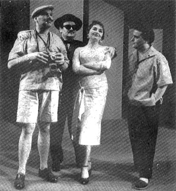 Piero Filippi, Franjo Paulik, Mirka Klarić i Tugomir Alaupović – Jacques Ibert, Angélique, HNK u Zagrebu, 1957.