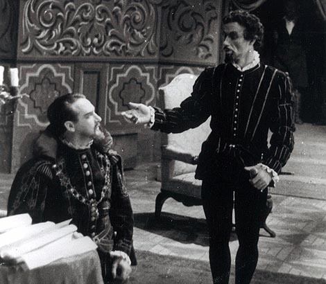 Josip Gostič (Riccardo) i Rudolf Župan (Renato) – Giuseppe Verdi, Krabuljni ples, Zagreb, 1942.