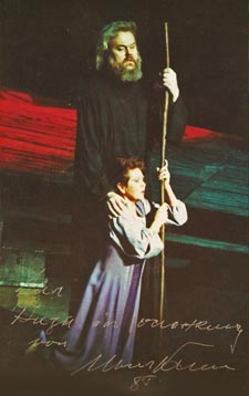 Martti Talvela i Ruža Baldani u Hovanščini, Barcelona, 1988.