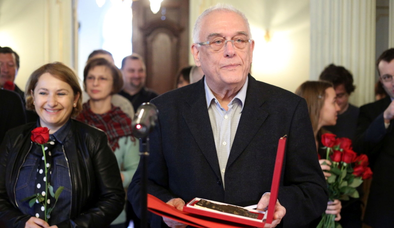 S orkestrom zagrebačke Opere prilikom dodjele nagrade <emTito Strozzi</em> za visoke umjetničke rezultate u sezoni 2014-2015.