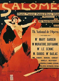 Plakat za operu Saloma, Max Tilke, 1910.