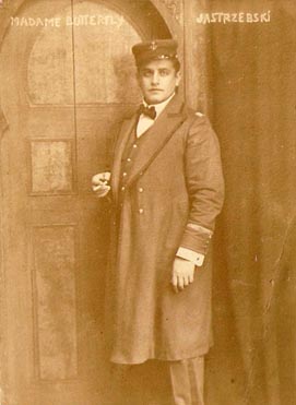 Stanislav Jastrzebski (Pinkerton) – Gaicomo Puccini, Madame Butterfly, Zagreb, 1910.