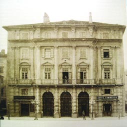 jedina sačuvana fotografija Teatro Civico u Rijeci