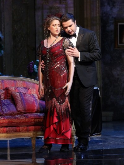 Darija Auguštan (Violetta) i Filip Filipović (Alfredo), G. Verdi, <em>Traviata</em>, lipanj 2025.