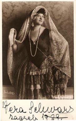 Vera Schwarz (Carmen) – Georges Bizet, Carmen, Zagreb, 1929.