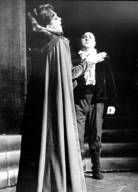 Cynthia Hansell-Bakić (Madeleine de Coigny) i Viktor Bušljeta (André Chénier) – Umberto Giordano, André Chénier, HNK Split, 1980.