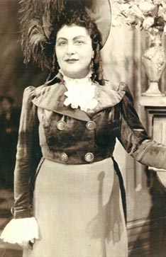 Vilma Nožinić kao Floria Tosca, 1942.