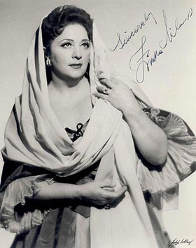 Zinka Kunc Milanov kao Amelija u Krabuljnom plesu