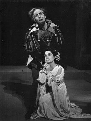 Zlatko Foglar (Rigoletto) i Štefica Petrušić (Gilda) – Giuseppe Verdi, Rigoletto, HNK u Osijeku, 1967.