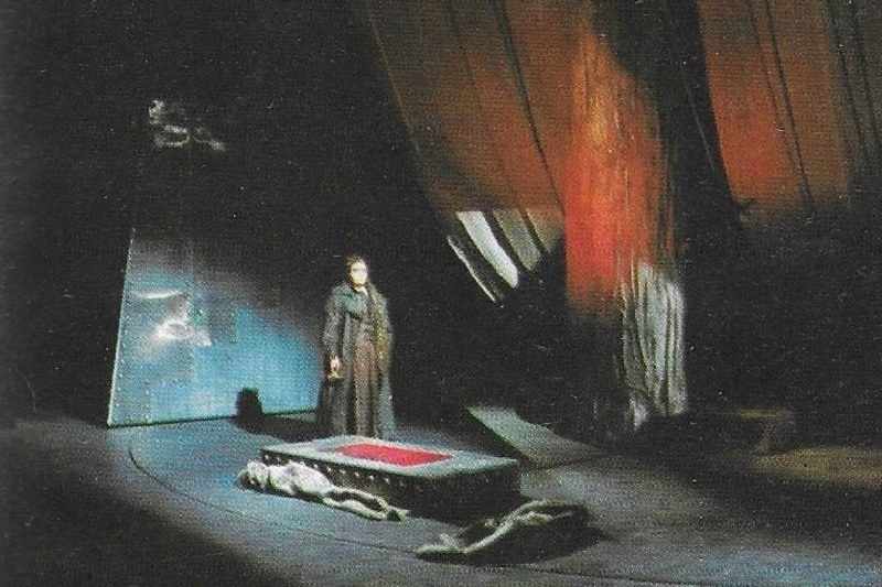 Ivanka Boljkovac kao Sieglinda u <em>Walküri</em> Richarda Wagnera, HNK u Zagrebu, 1987. 