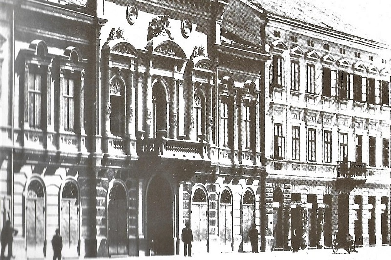 Palača Vranyczany-Dobrinović u kojoj je bila Muzička škola u Karlovcu od 1945. do 1975. 