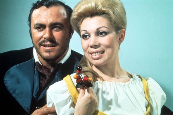 Luciano Pavarotti kao Fritz Kobus i Mirella Freni kao Suzel, Pietro Mascagni, <em>Prijatelj Fritz</em>