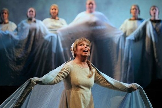 Mirella Freni kao Jeanne D,Arc, P. I. Čajkovski, <em>Djevica Orleanska</em>, Washington National Opera, 2005.