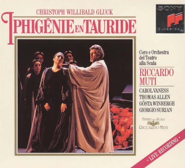 Naslovnica CD-a opere <em>Ifigenija na Tauridi</em> Christopha Willibalda Glucka, 1993.