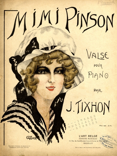 Mimi Pinson, ilustracija iz 1921. godine.
